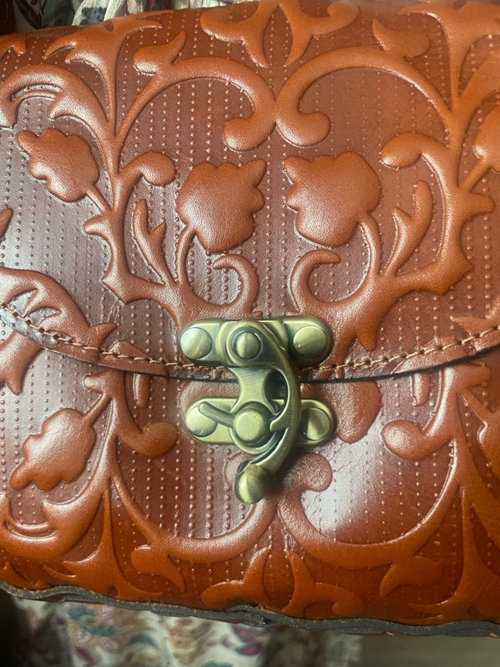 Patricia Nash Micaela Baguette | Equestrian Chic Academia Cottagecore Romantic - Picture 11 of 16